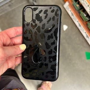 Loopy Black Leapord IPhone XR Case
